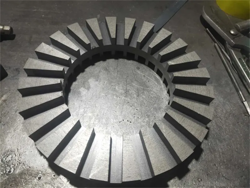 Fabricante del proceso de laminación del estator del motor Axial Flux