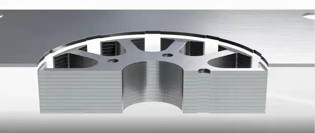 processus de laminage du noyau du moteur