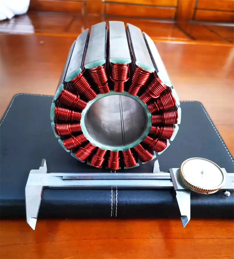 motor stator coil winding