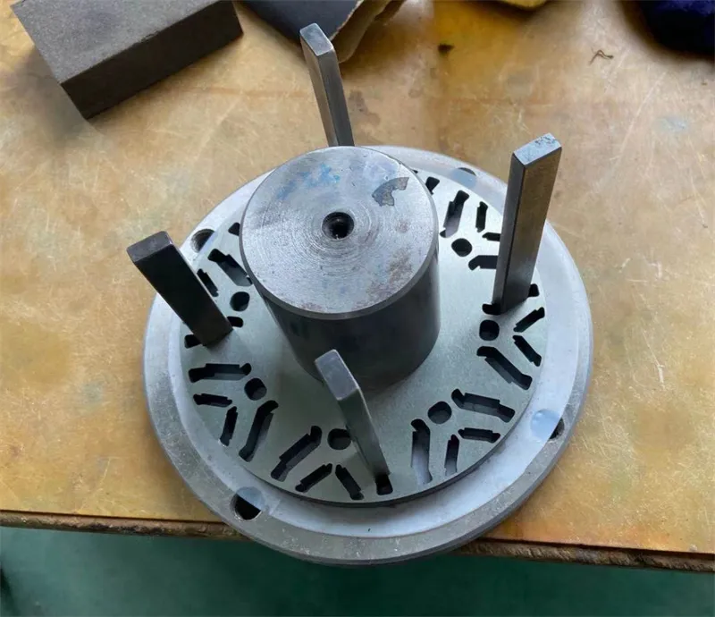 rotor lamination stacking