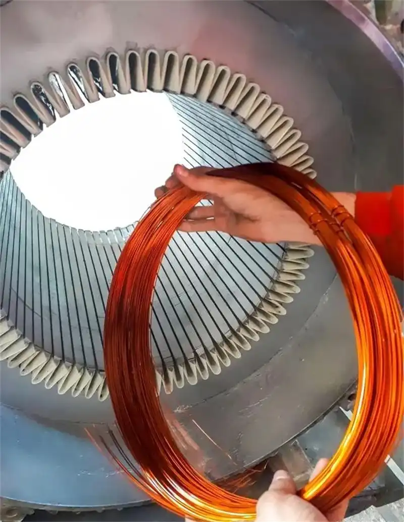 Stator og rotor Spolevikling